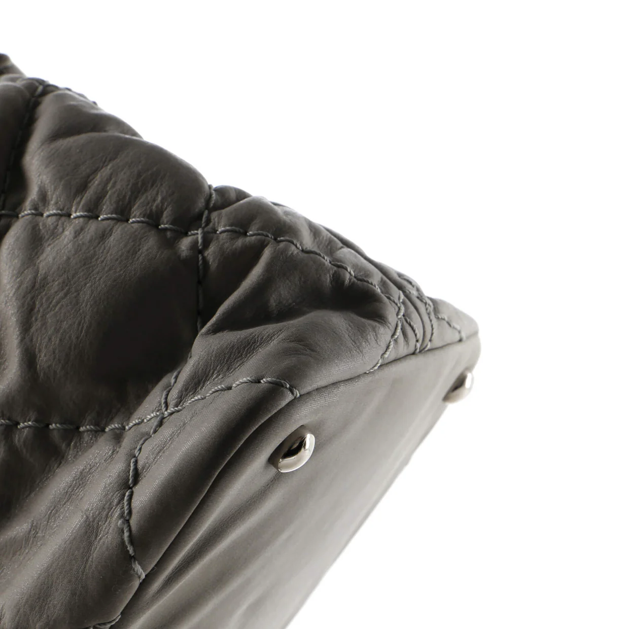 CC Sea Hit Tote Quilted Iridescent Calfskin Small - Deep Luxury