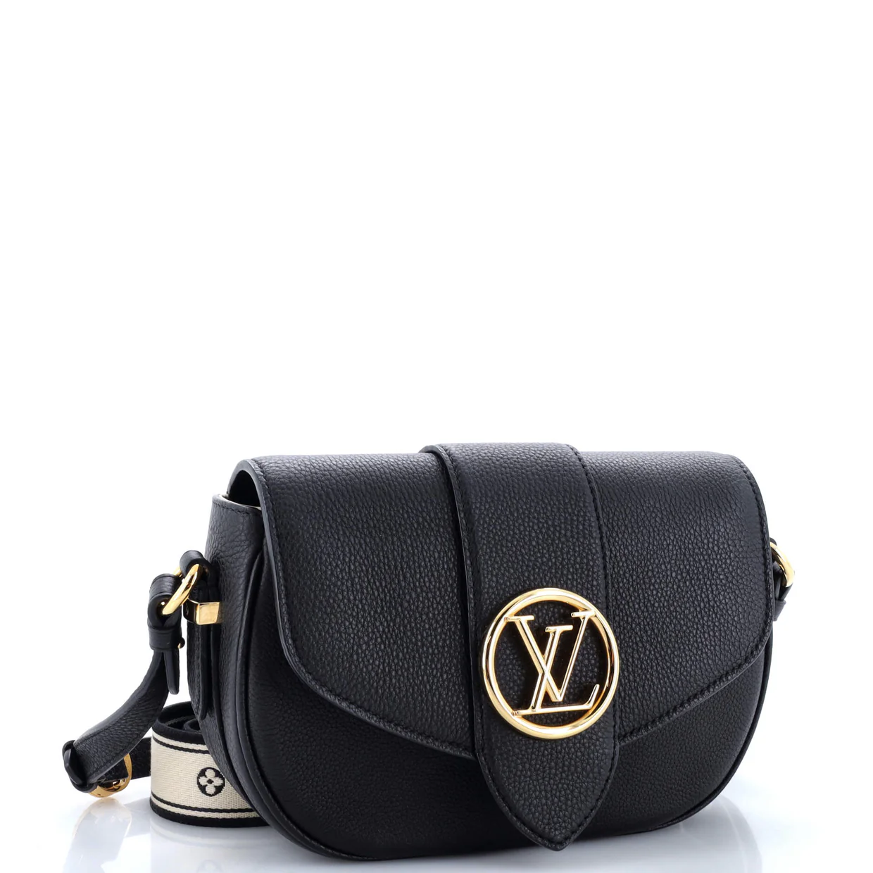 LV Pont 9 Soft Bag Leather MM - Deep Luxury