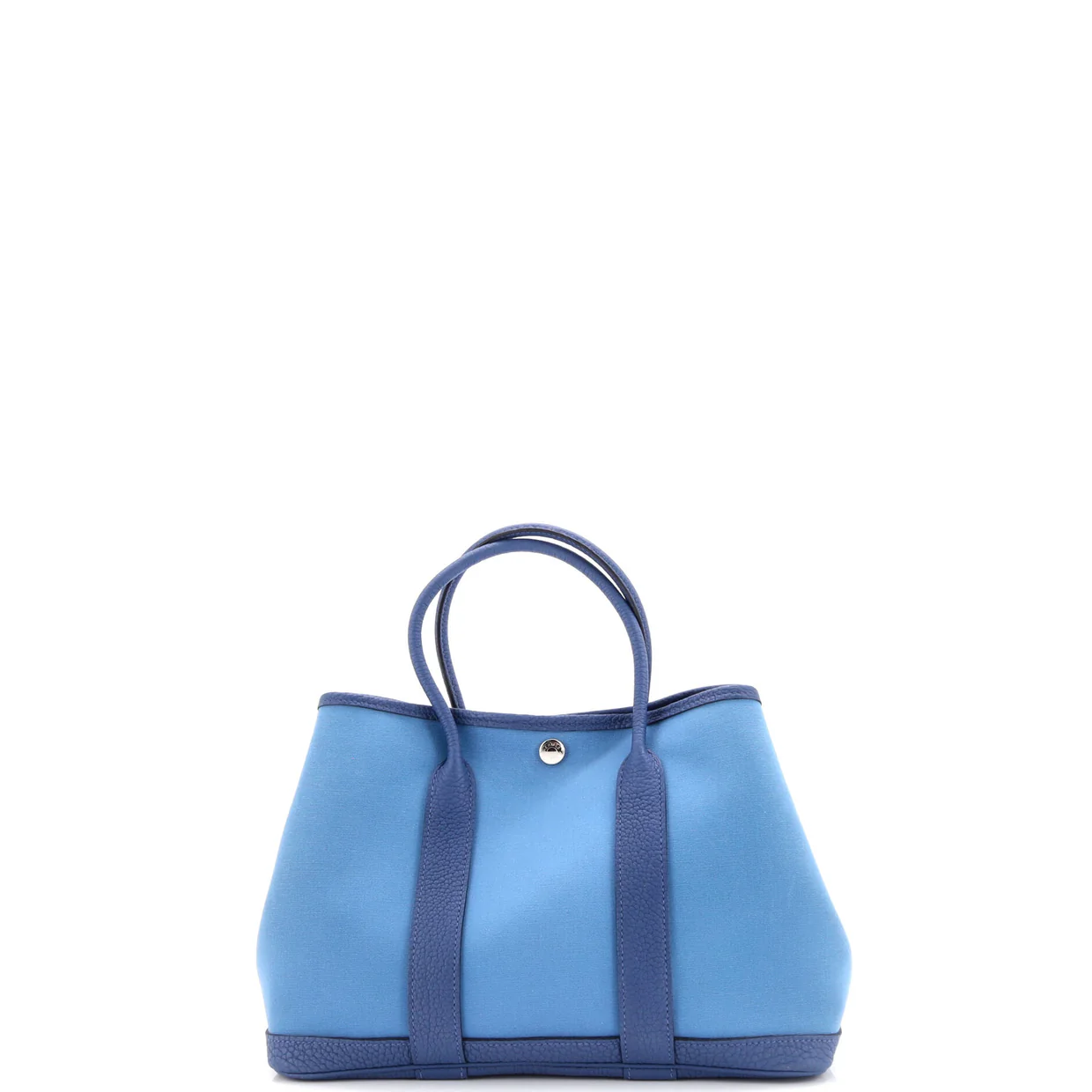 Garden Party Tote Toile and Leather 30 - Deep Luxury