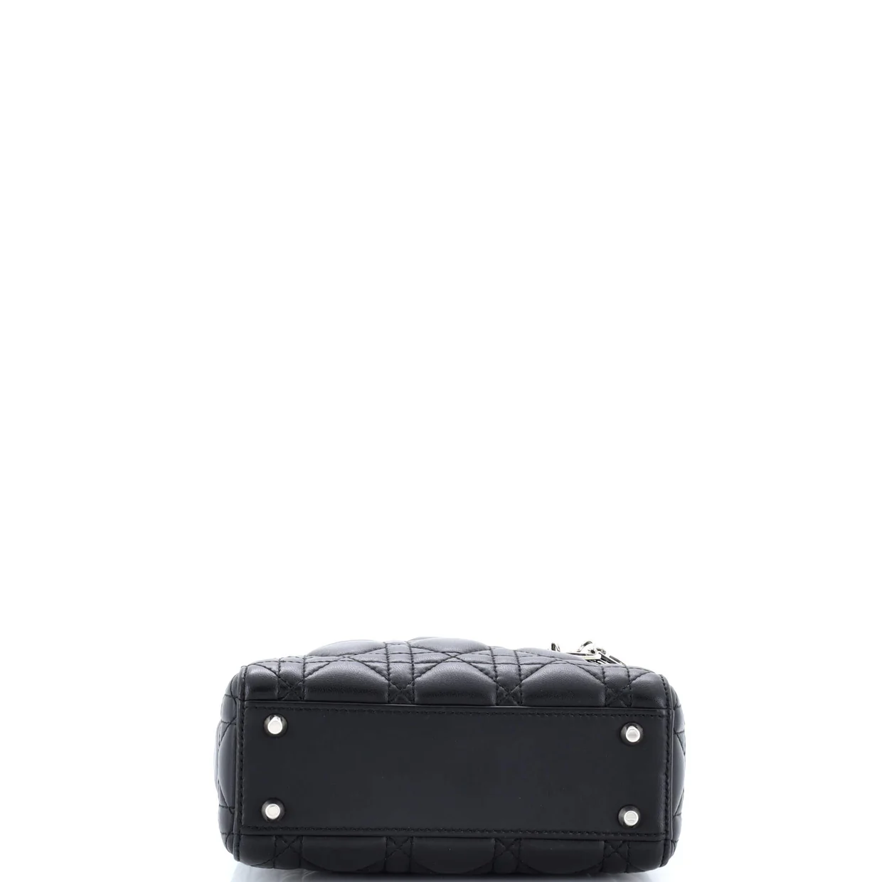 Lady Dior Bag Cannage Quilt Lambskin Mini - Deep Luxury