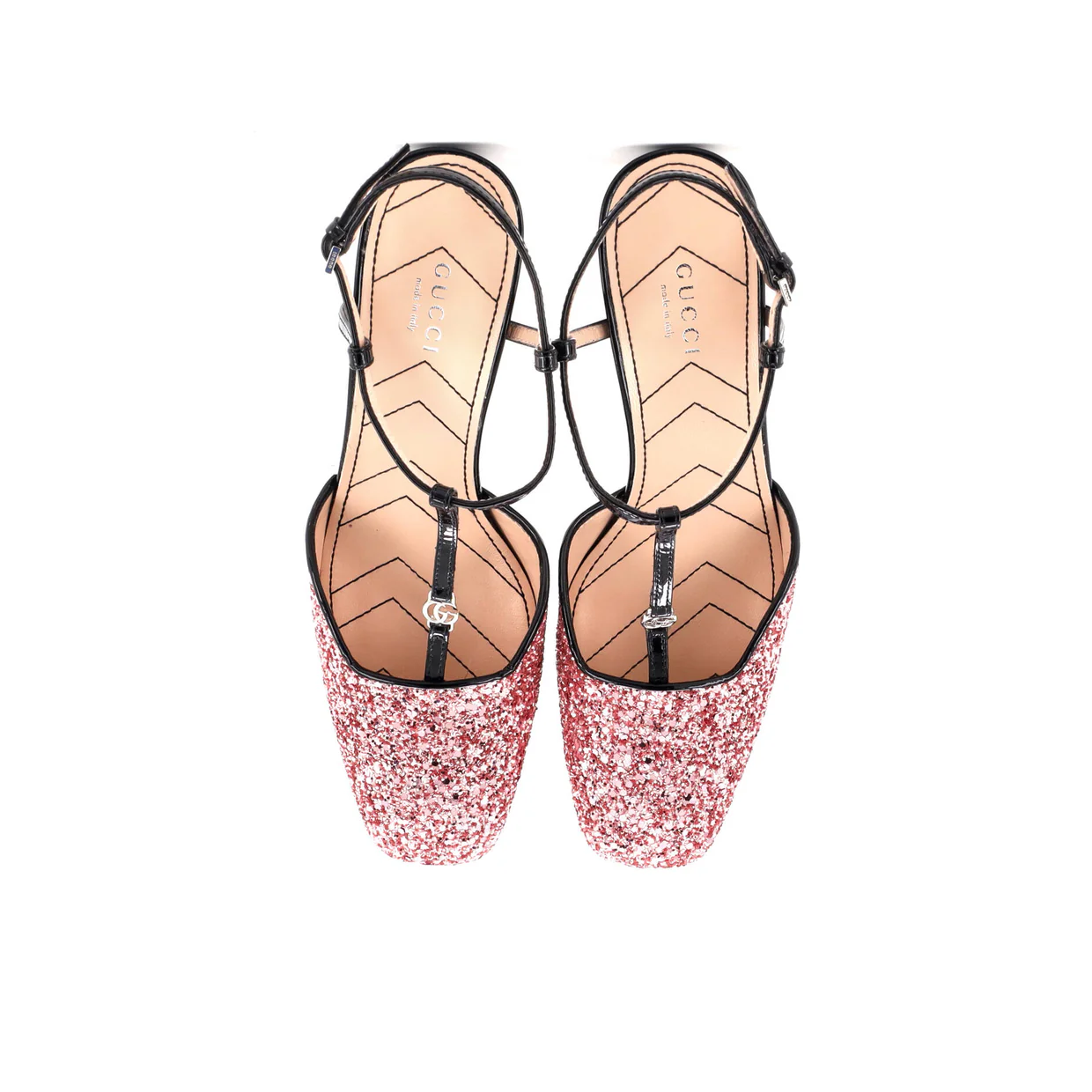 Women's Slingback Pumps Glitter and Patent - Deep Luxury