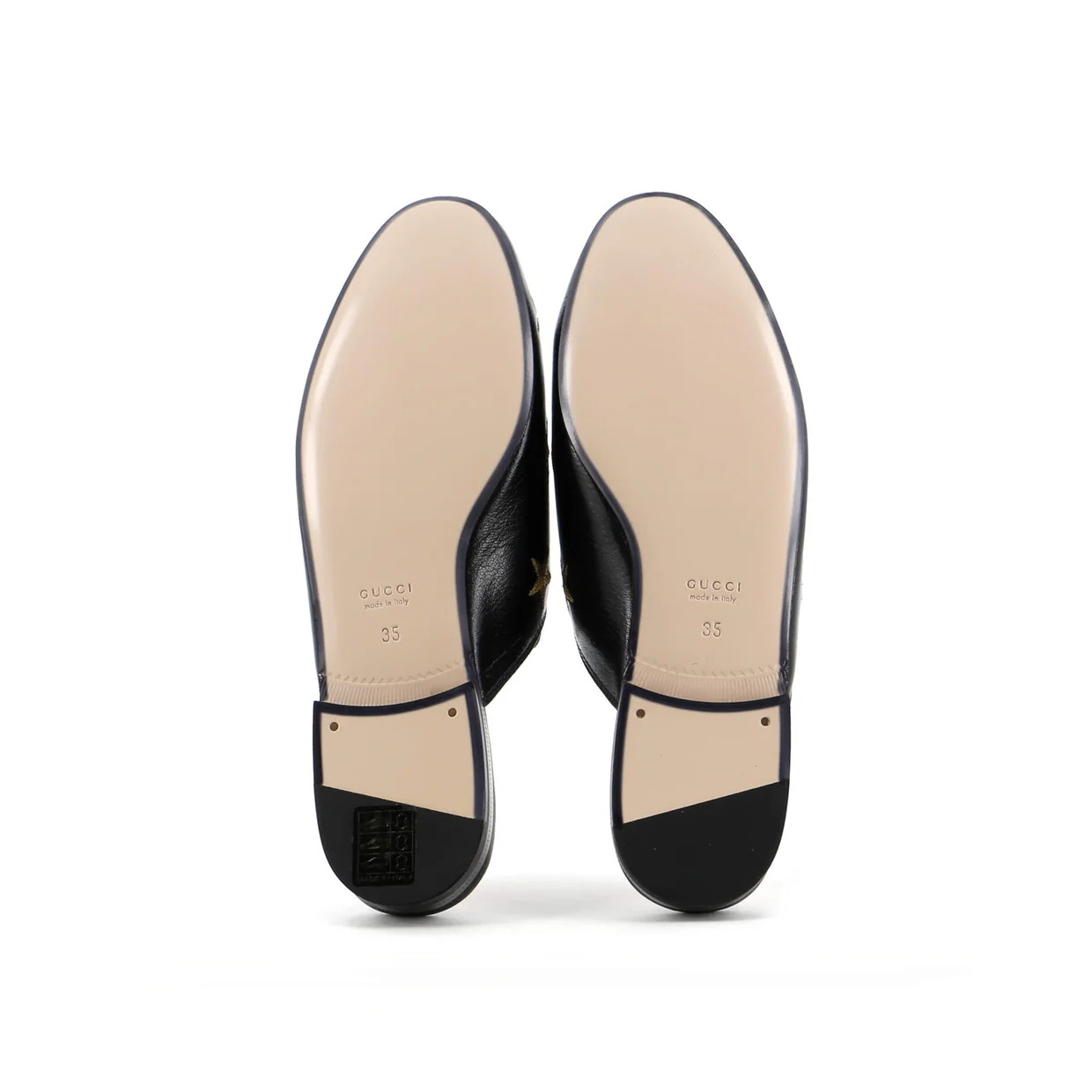 Women's Princetown Mules Embroidered Leather - Deep Luxury