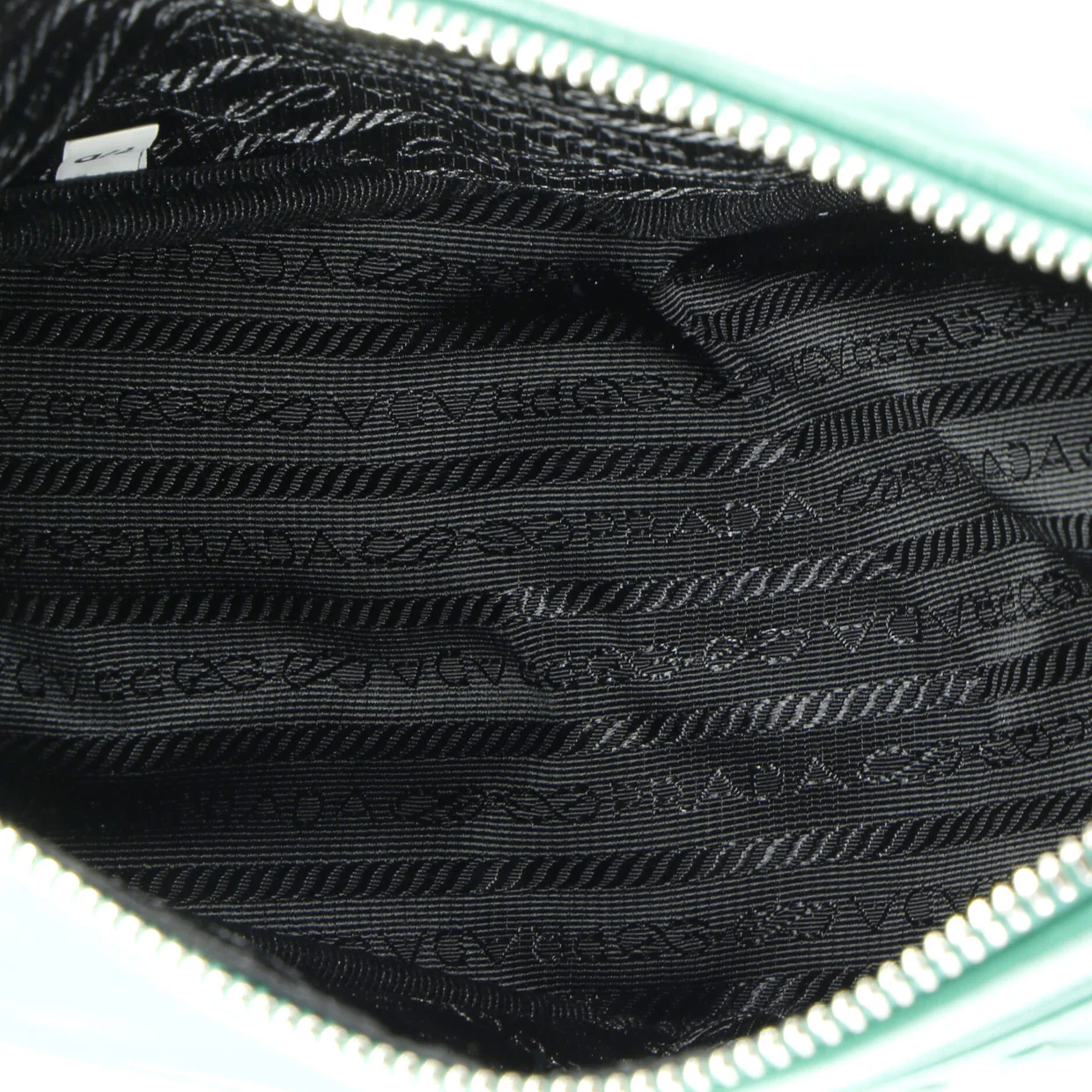 Triangle Logo Zip Crossbody Bag Leather Small - Deep Luxury
