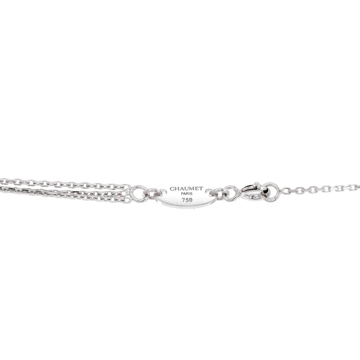 Attrape-Moi Spider Web Pendant Necklace 18K White Gold with Diamonds and Amethyst Large - Deep Luxury