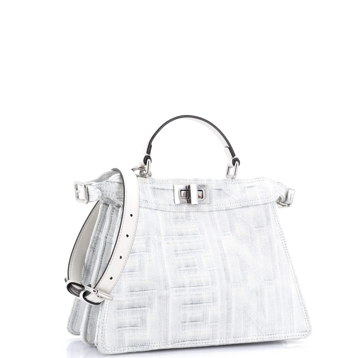 x Marc Jacobs Peekaboo ISeeU Bag Embossesd Denim Small - Deep Luxury
