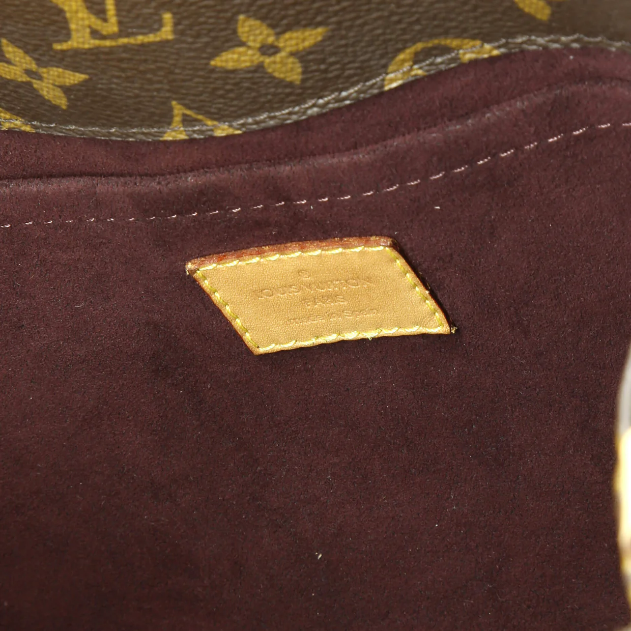 Montaigne Handbag Monogram Canvas MM - Deep Luxury