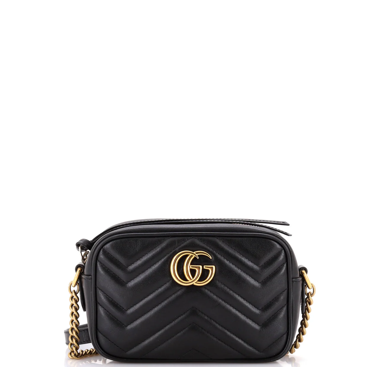 GG Marmont Shoulder Bag Matelasse Leather Mini - Deep Luxury