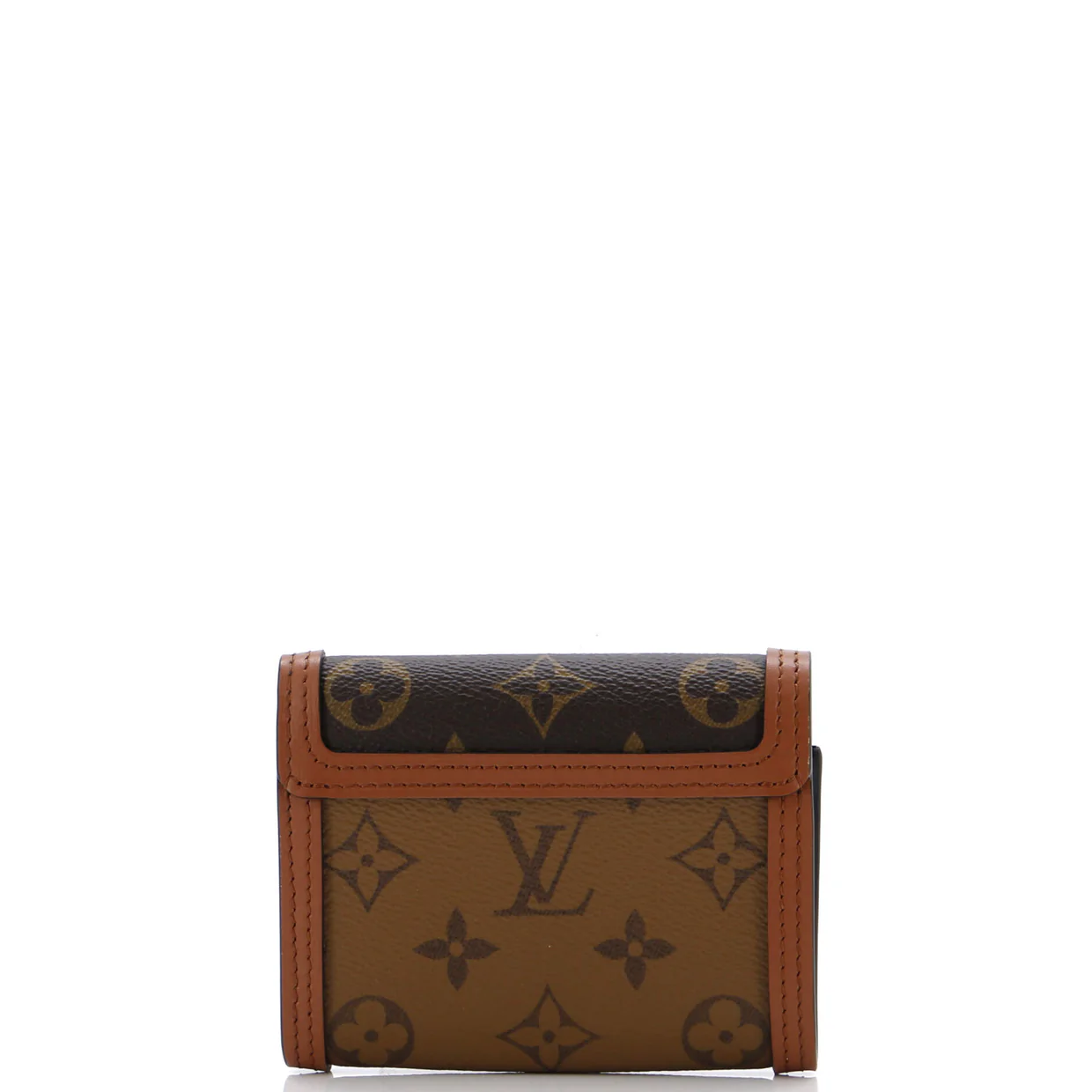 Dauphine Wallet Reverse Monogram Canvas Compact - Deep Luxury
