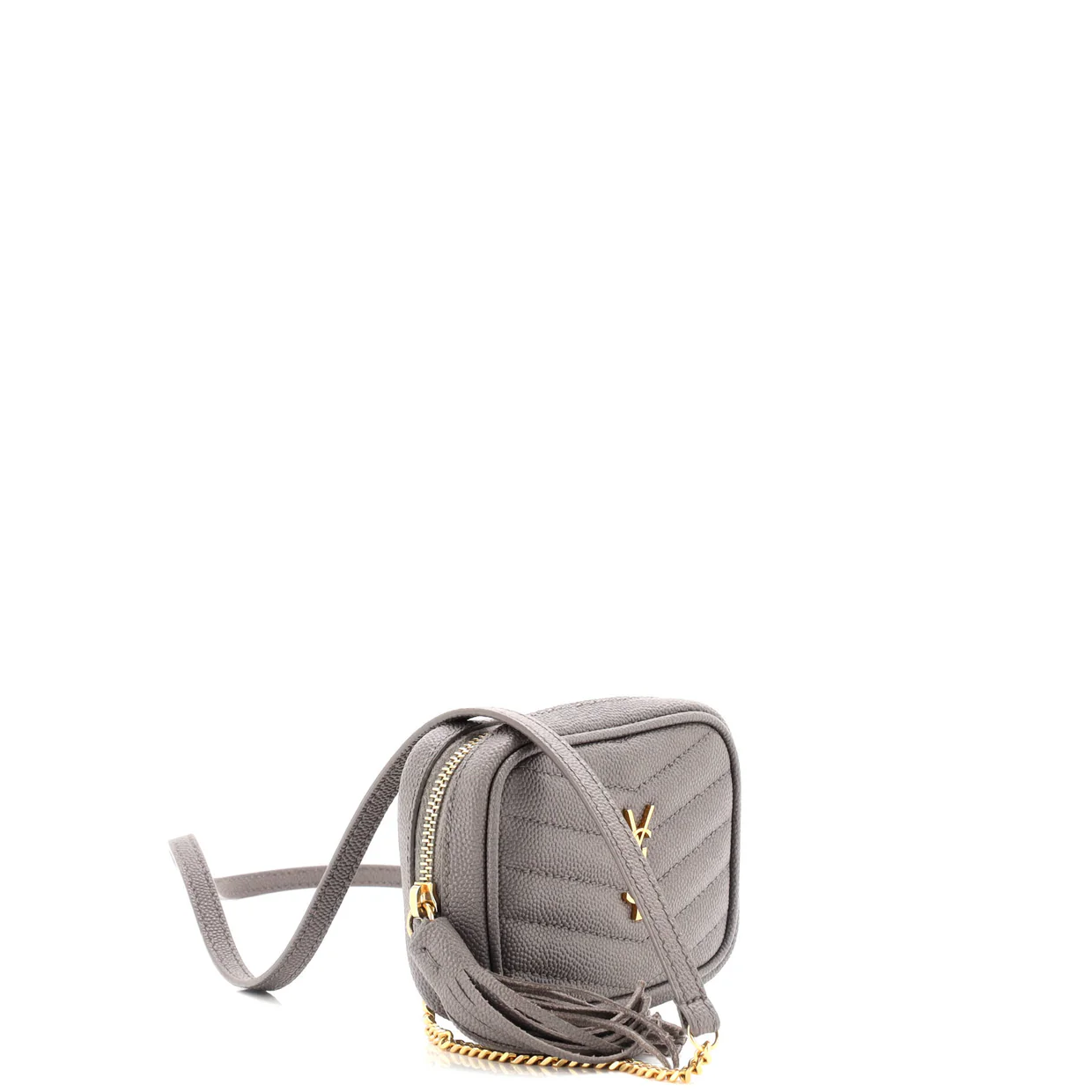 Lou Camera Bag Matelasse Chevron Leather Baby - Deep Luxury