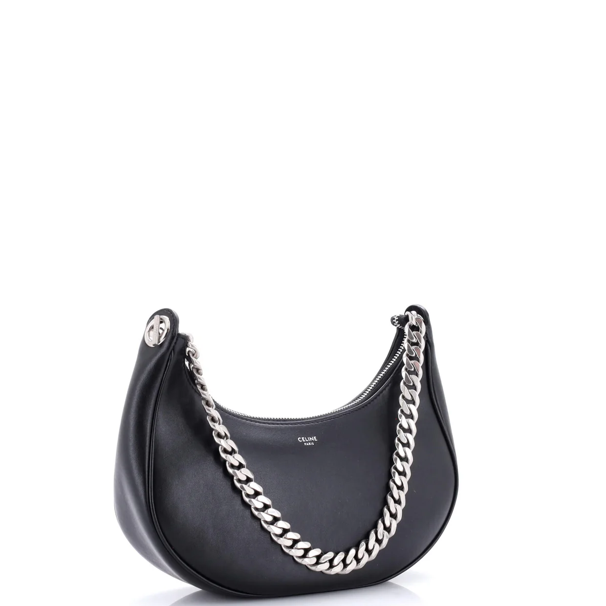 Ava Chain Bag Leather Medium - Deep Luxury