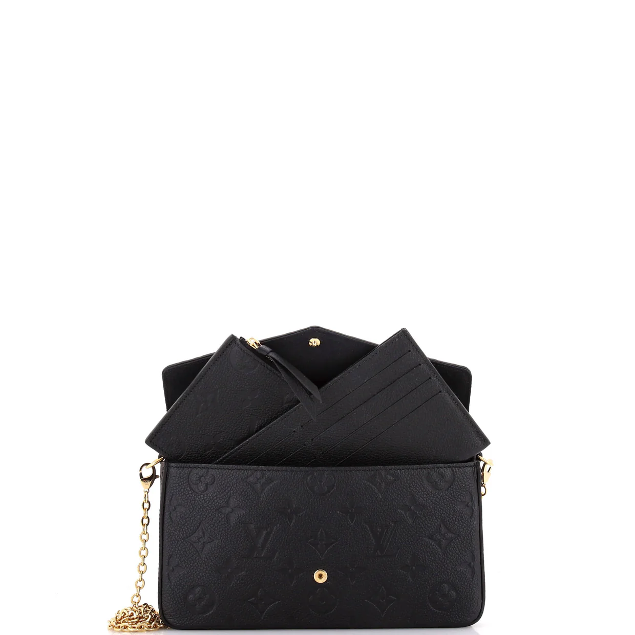 Felicie Pochette Monogram Empreinte Leather - Deep Luxury