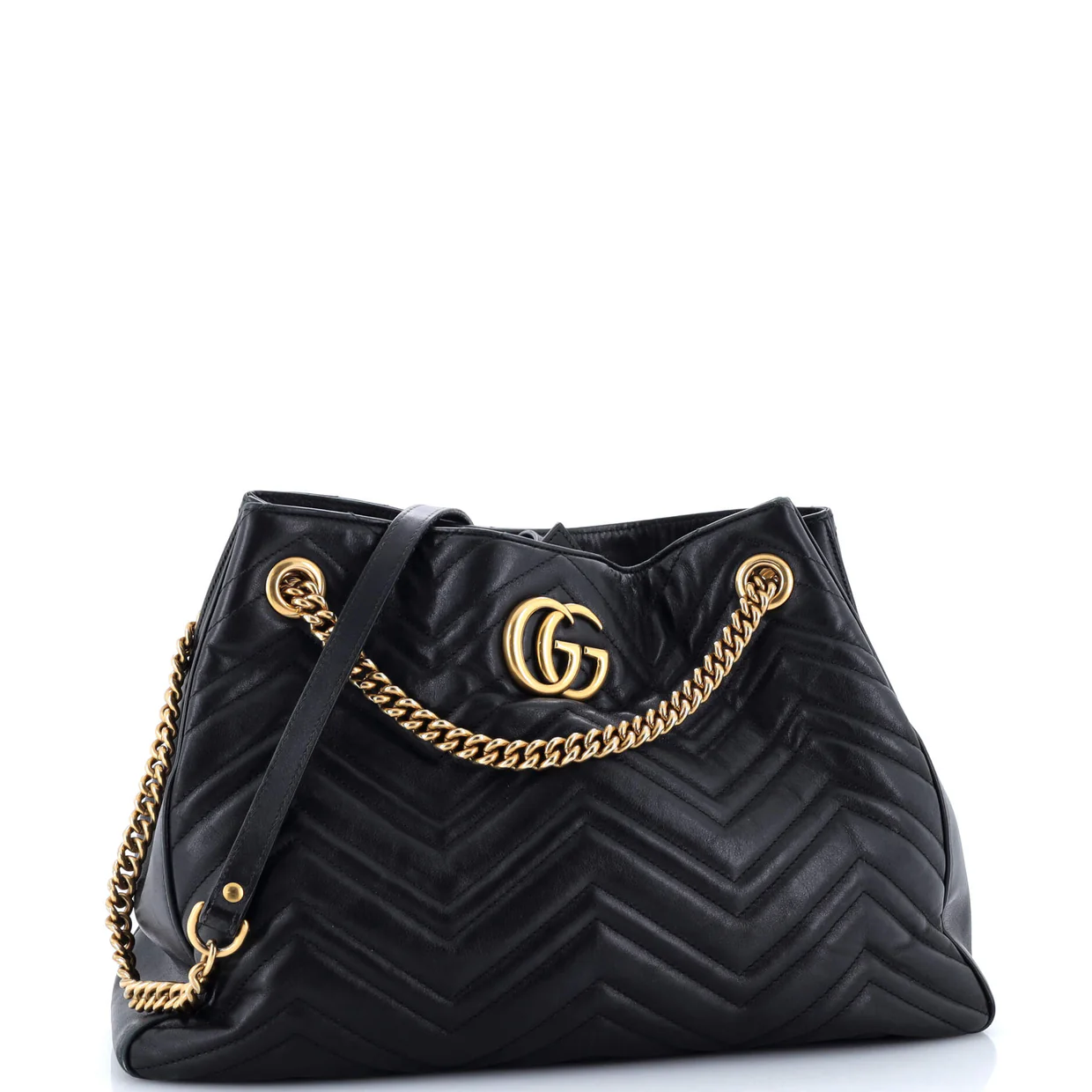 GG Marmont Chain Shoulder Bag Matelasse Leather - Deep Luxury