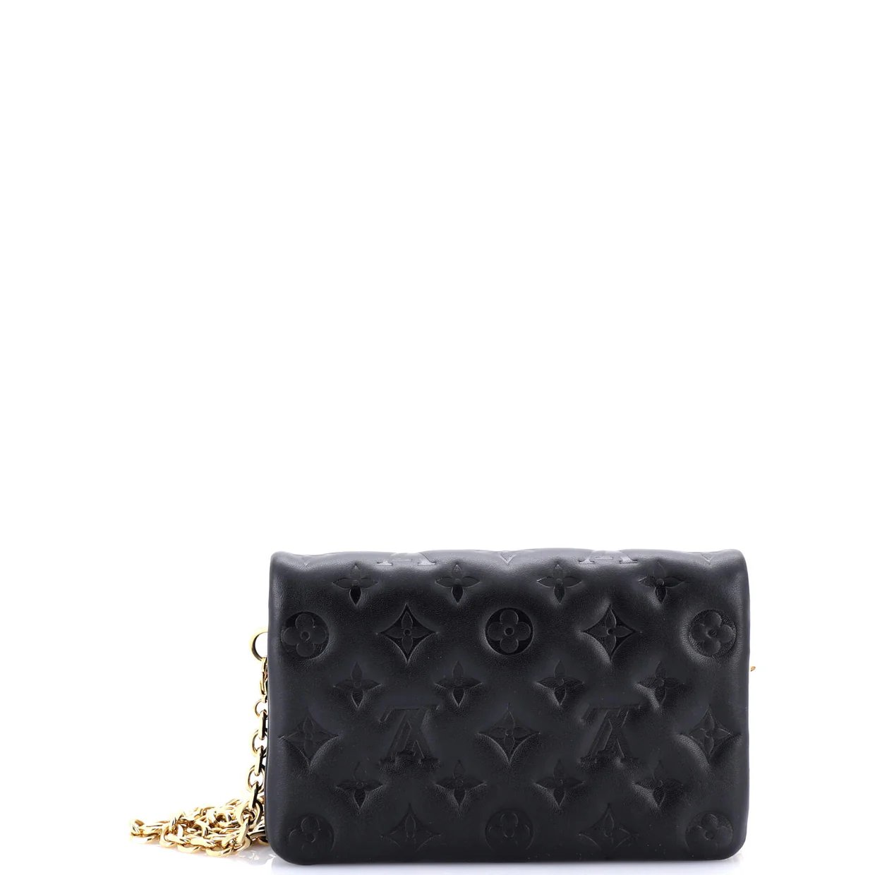 Coussin Pochette Monogram Embossed Lambskin - Deep Luxury