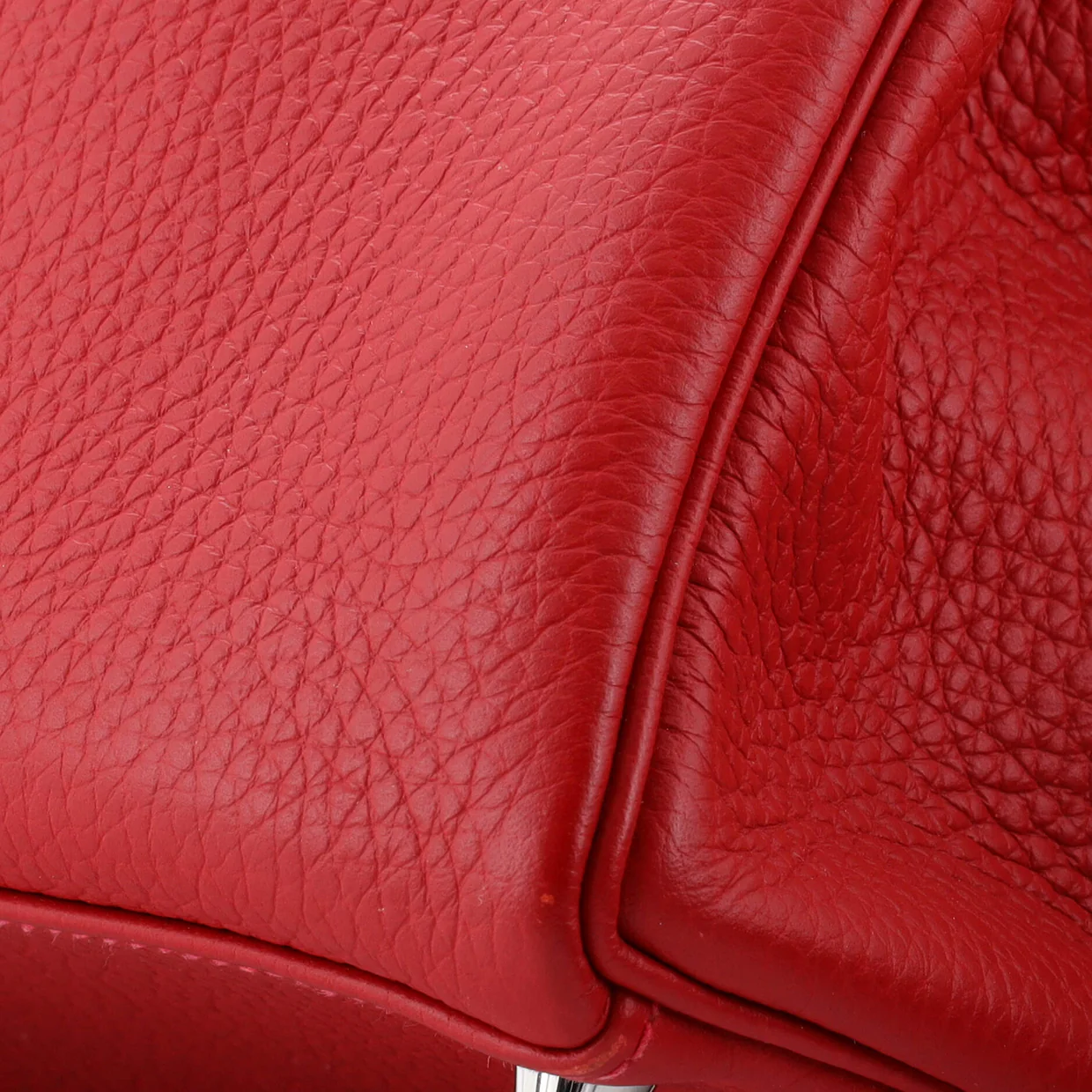 Kelly Handbag Rouge Casaque Clemence with Palladium Hardware 28 - Deep Luxury