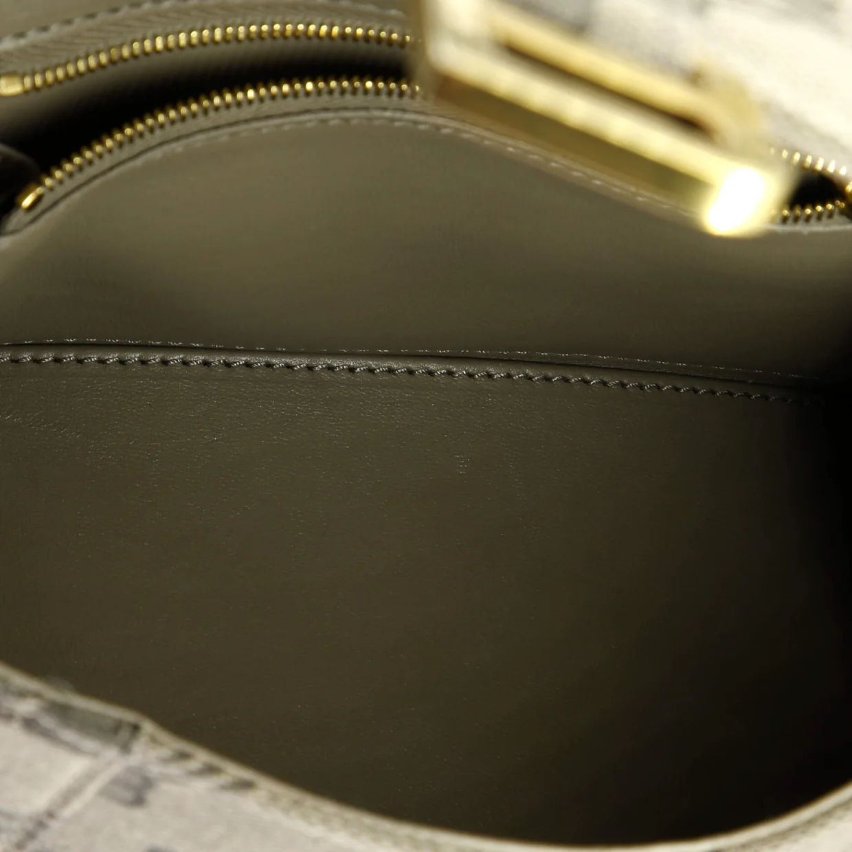 Hourglass Top Handle Bag BB Coated Canvas Small - Deep Luxury