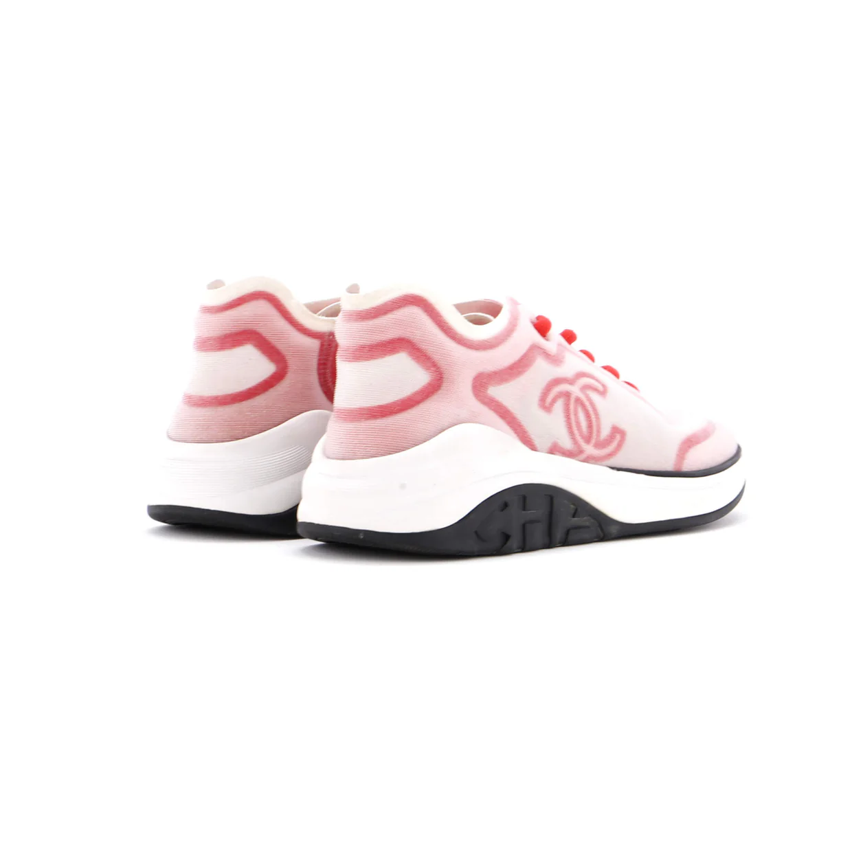 Women's CC Low-Top Sneakers Mesh Lycra - Deep Luxury