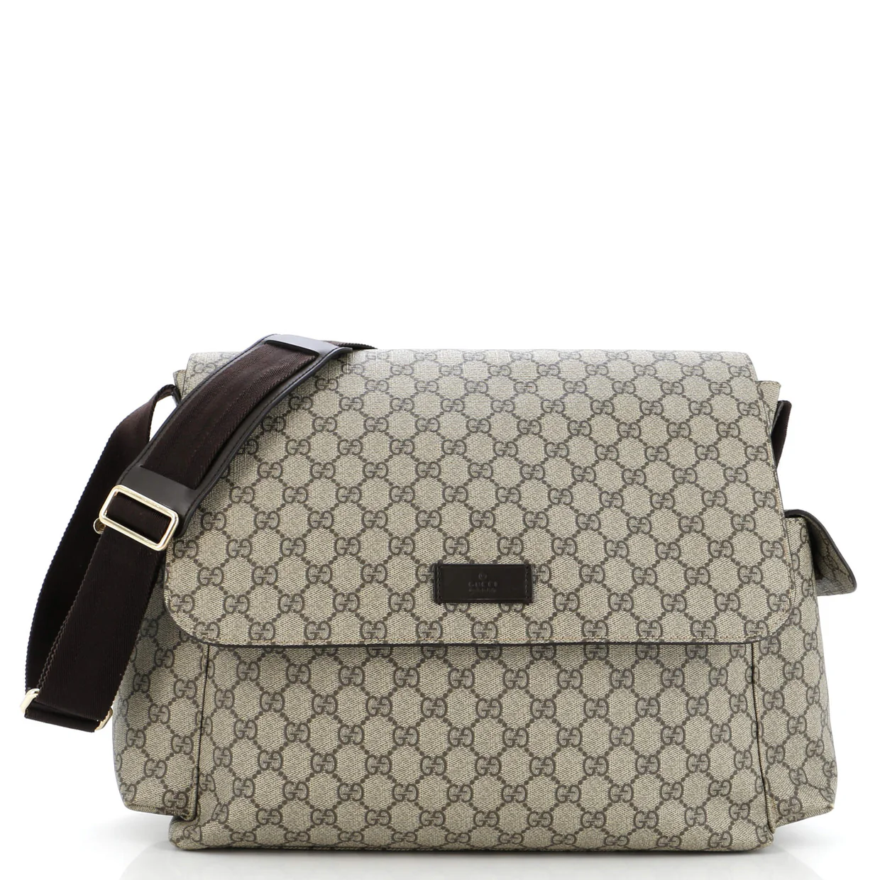 Diaper Bag GG Coated Canvas - Deep Luxury