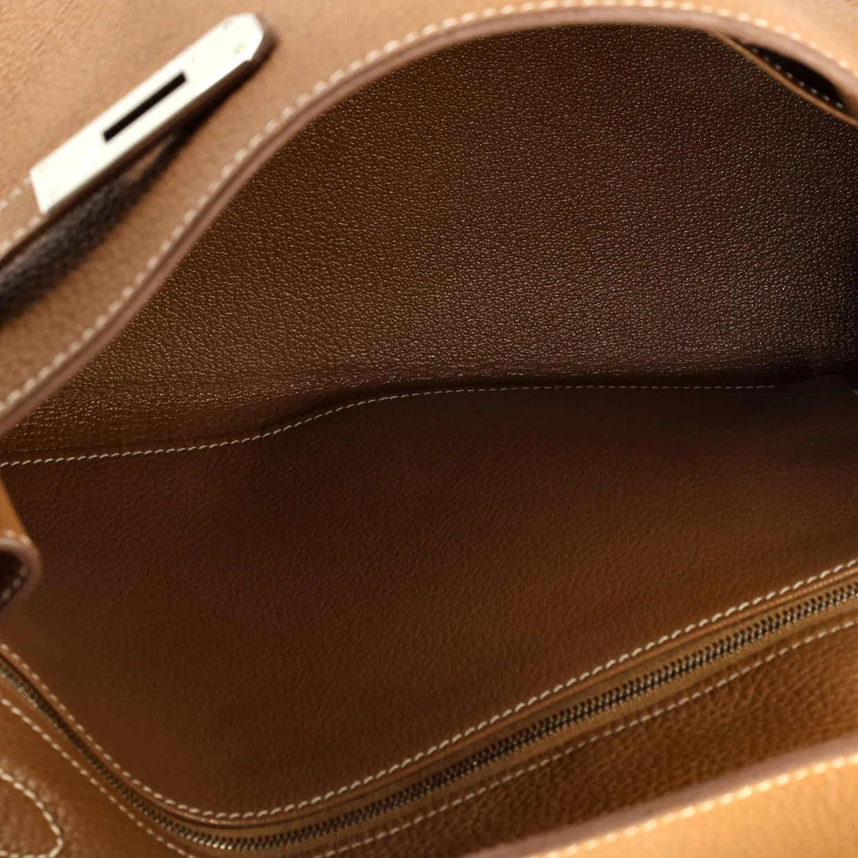 Kelly Handbag Gold Togo with Palladium Hardware 32 - Deep Luxury