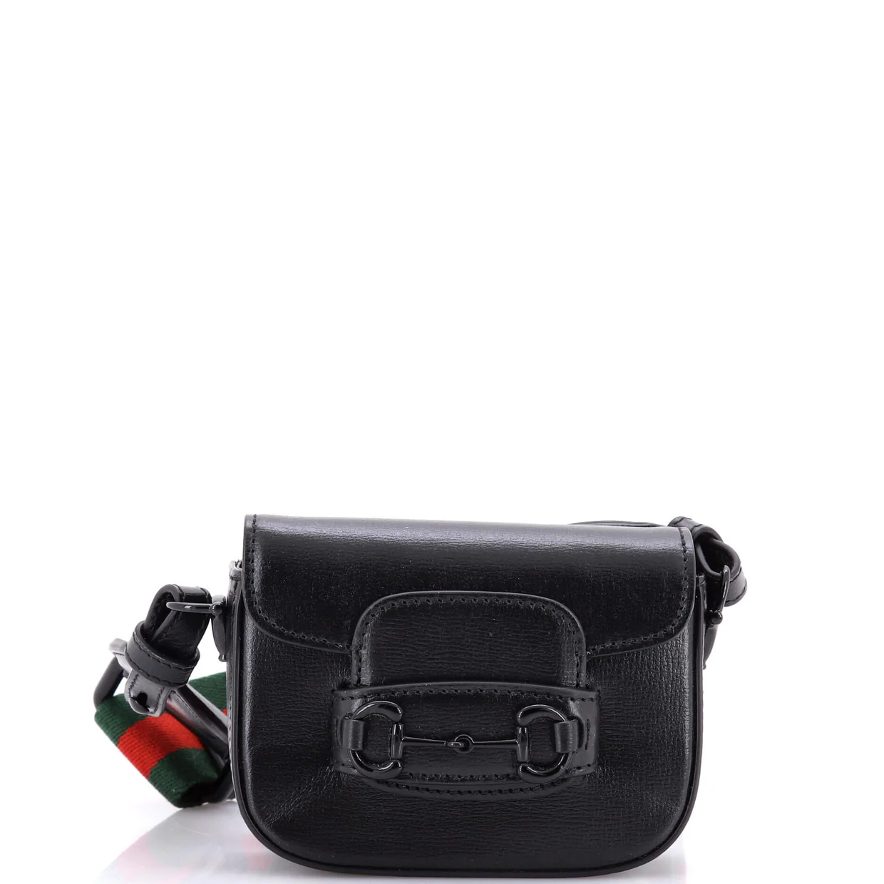 Horsebit 1955 Shoulder Bag Leather Super Mini - Deep Luxury