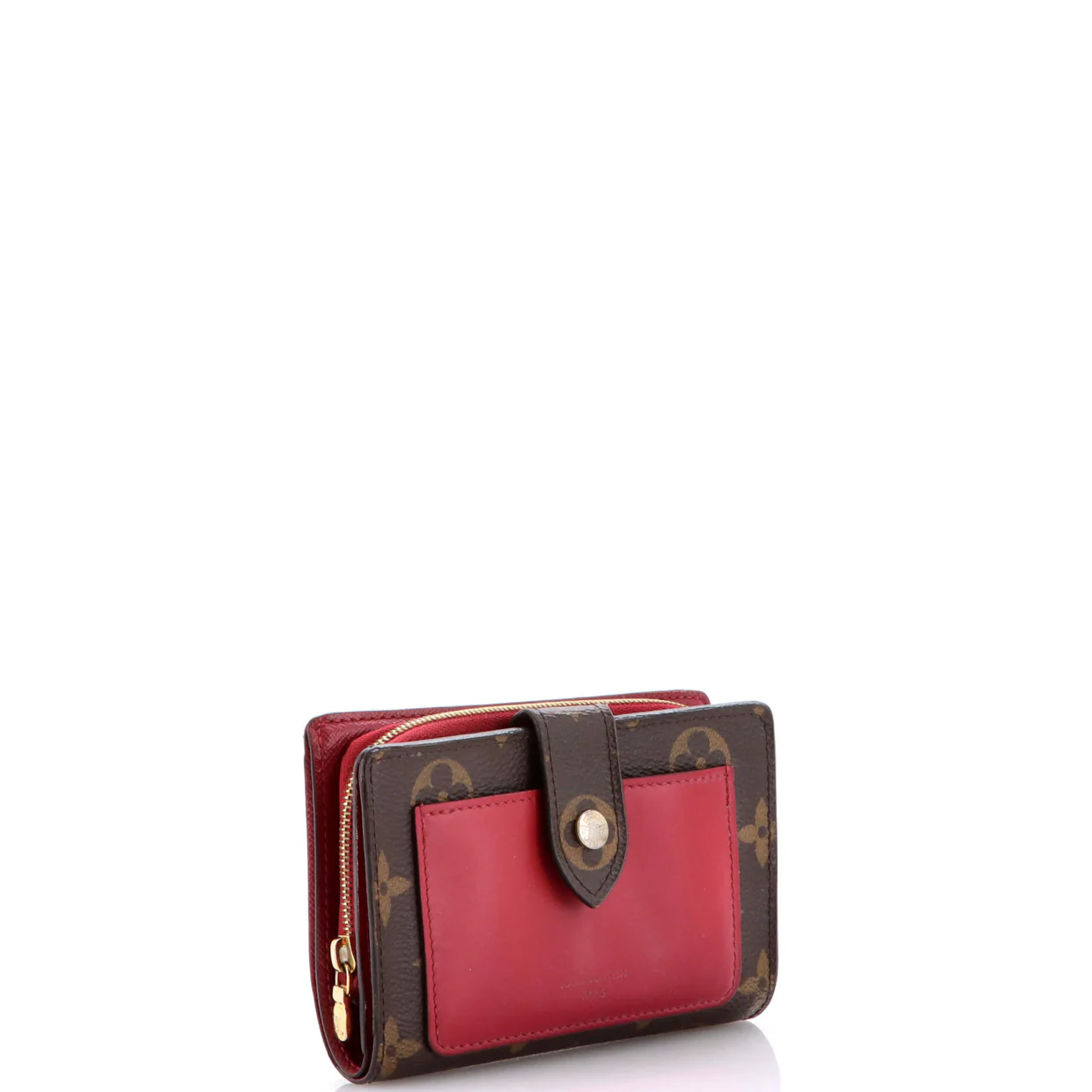 Juliette Wallet Monogram Canvas and Leather - Deep Luxury