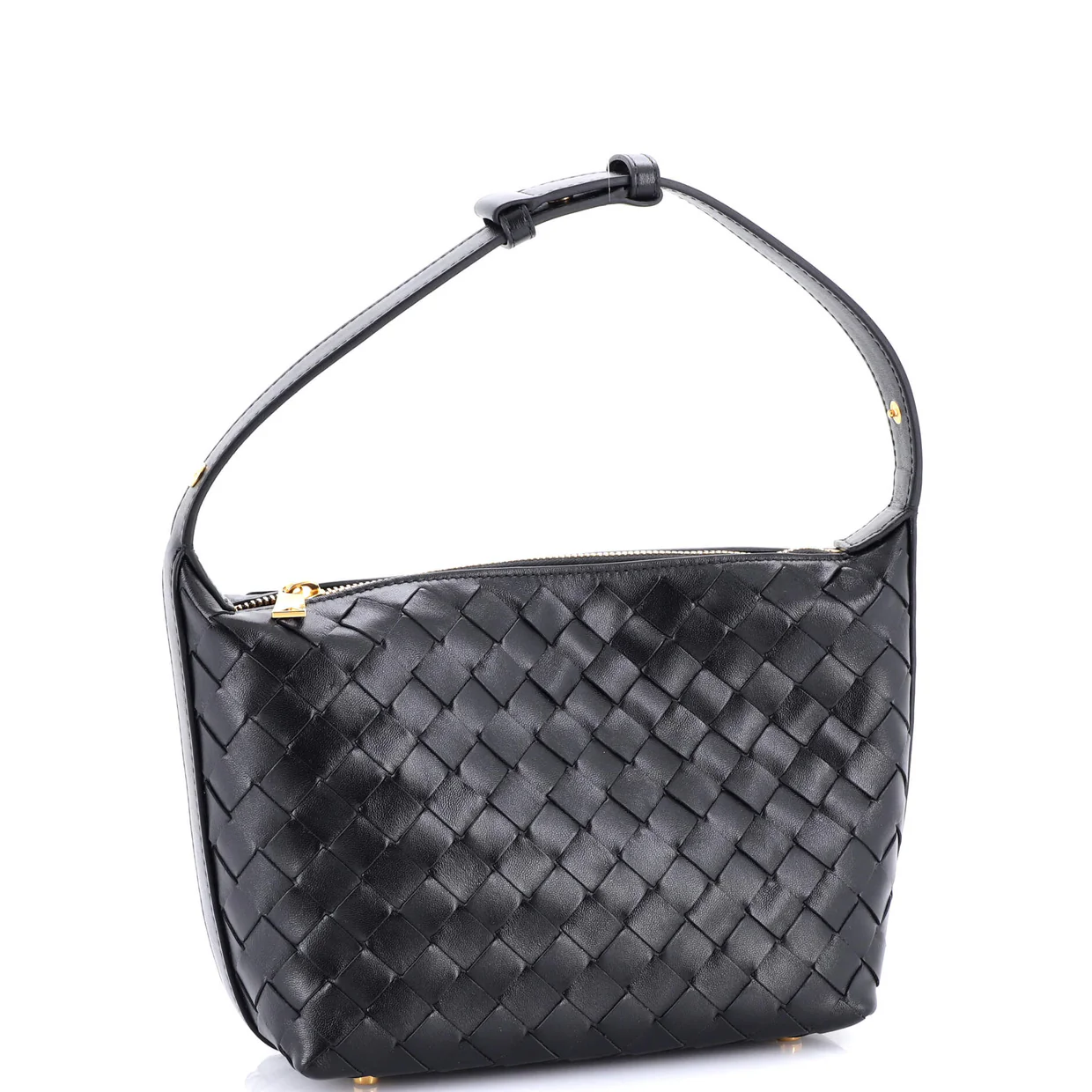 Wallace Shoulder Bag Intrecciato Nappa Mini - Deep Luxury