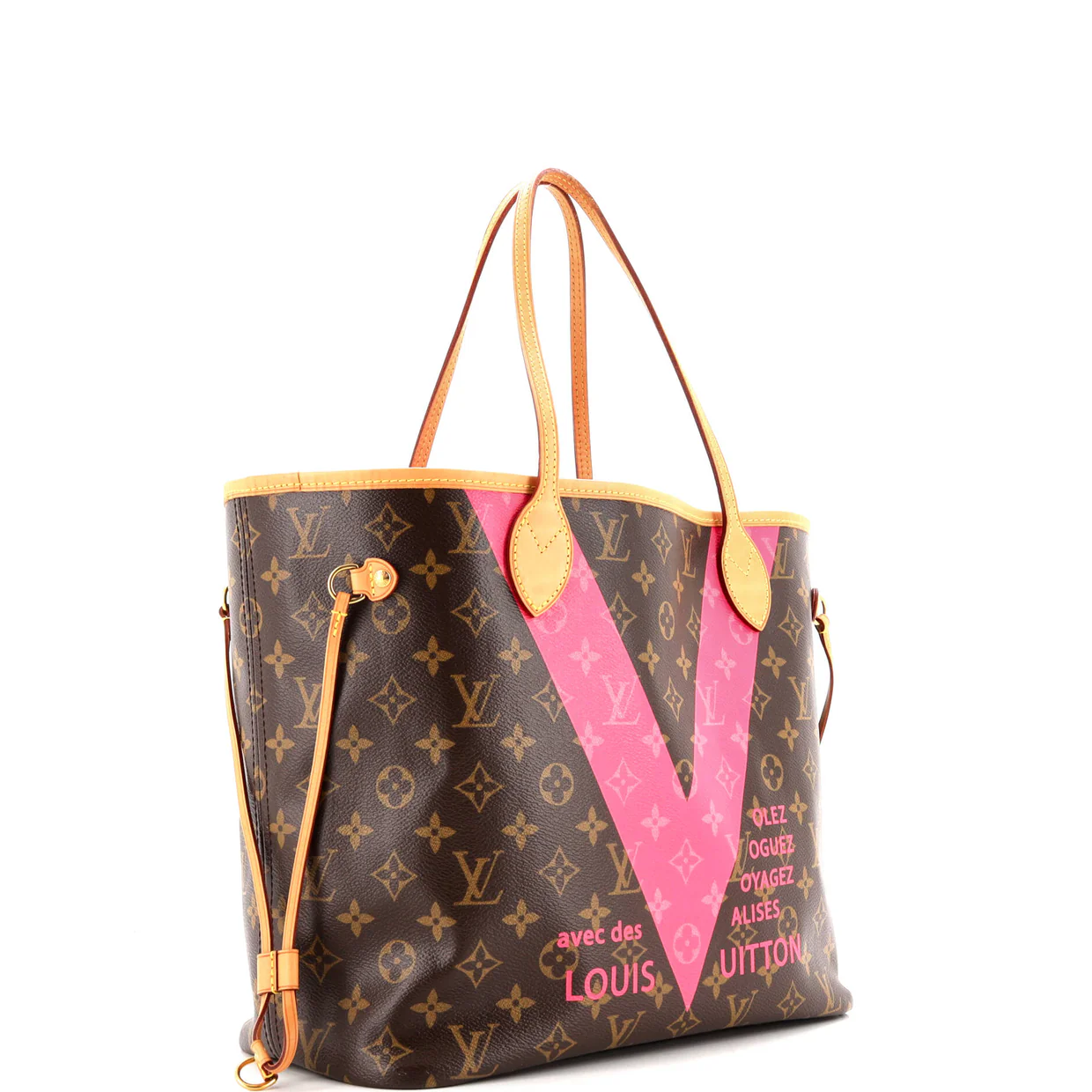 Neverfull NM Tote Limited Edition Cities V Monogram Canvas MM - Deep Luxury