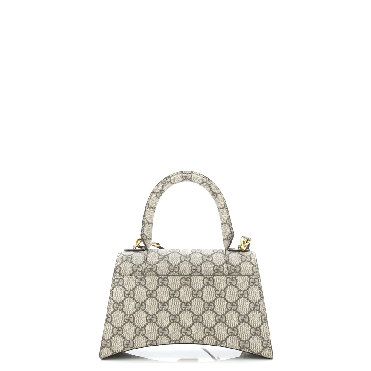 x Balenciaga The Hacker Project Hourglass Top Handle Bag GG Coated Canvas Small - Deep Luxury