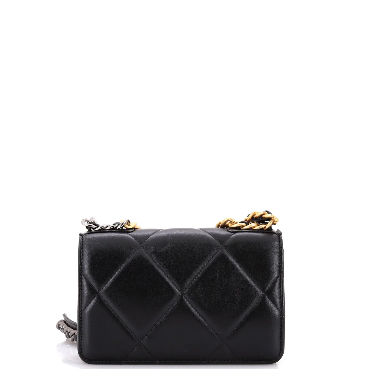 19 Wallet on Chain Quilted Lambskin - Deep Luxury