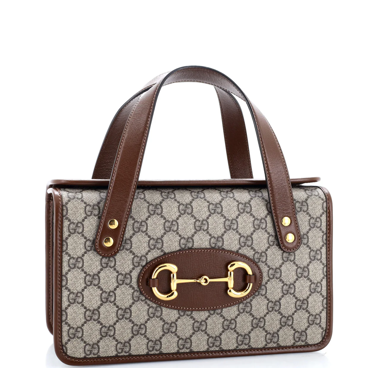 Horsebit 1955 Boston Bag GG Coated Canvas Small - Deep Luxury