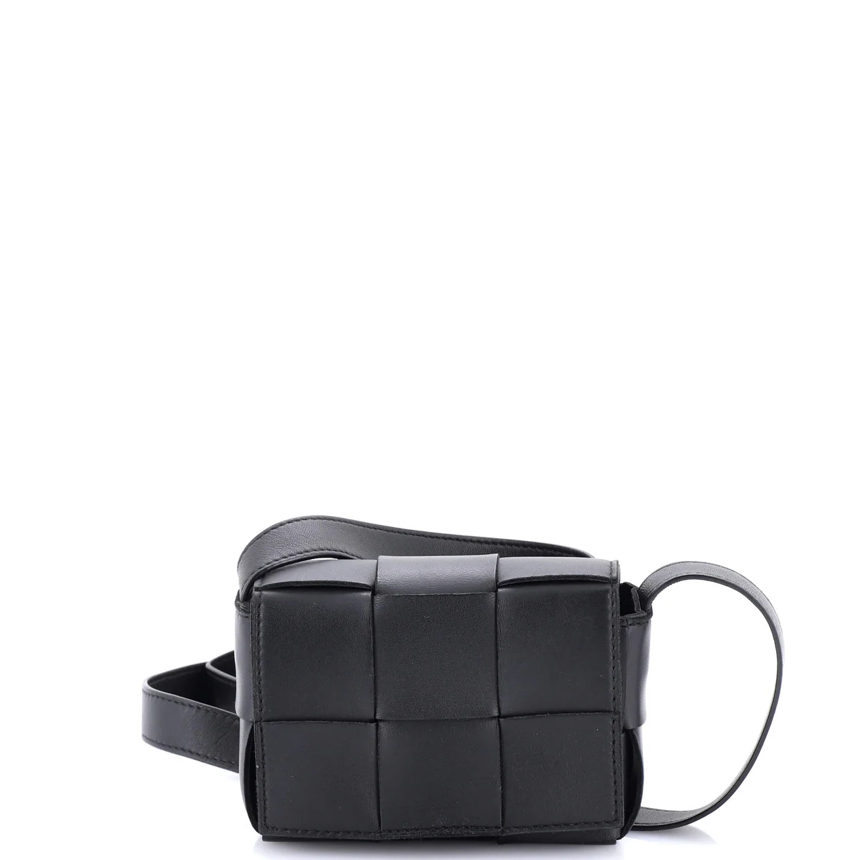 Cassette Crossbody Bag Maxi Intrecciato Leather Candy - Deep Luxury
