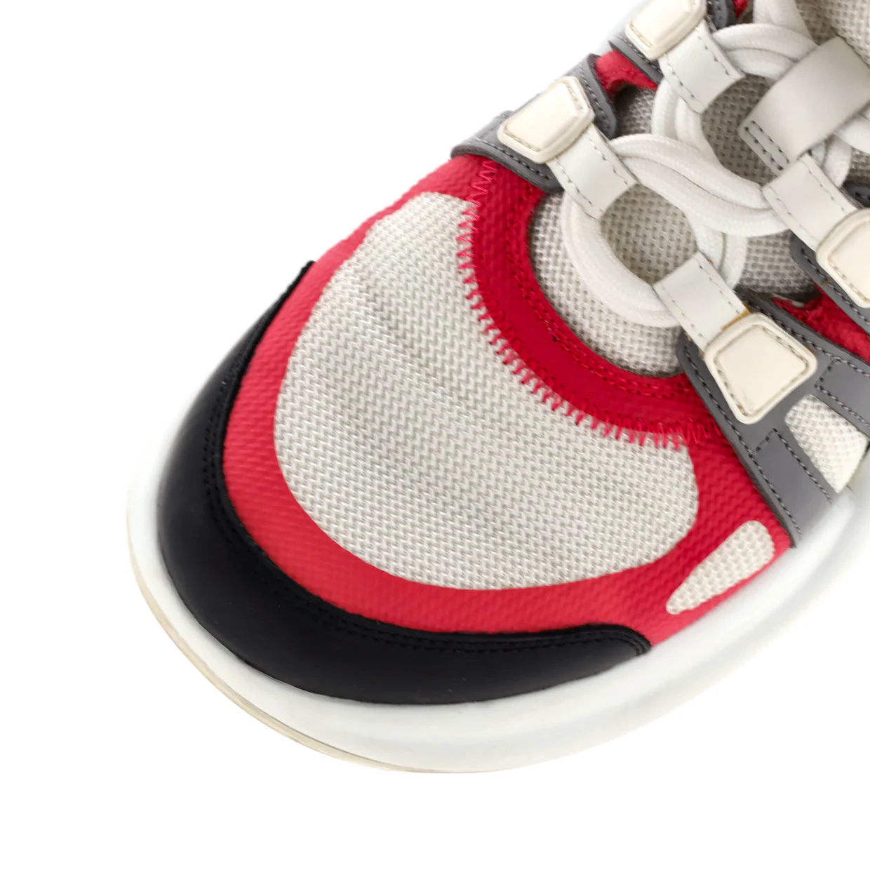 Women's LV Archlight Sneakers Fabric and Leather - Deep Luxury
