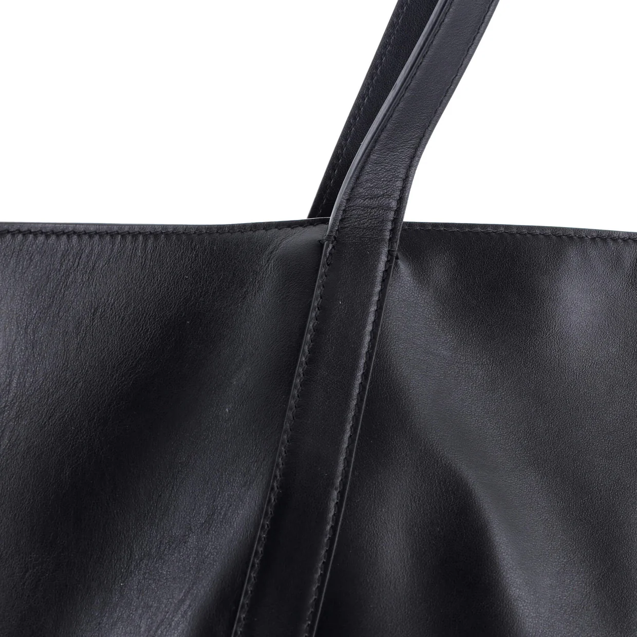 Greca Goddess Tote Leather Large - Deep Luxury