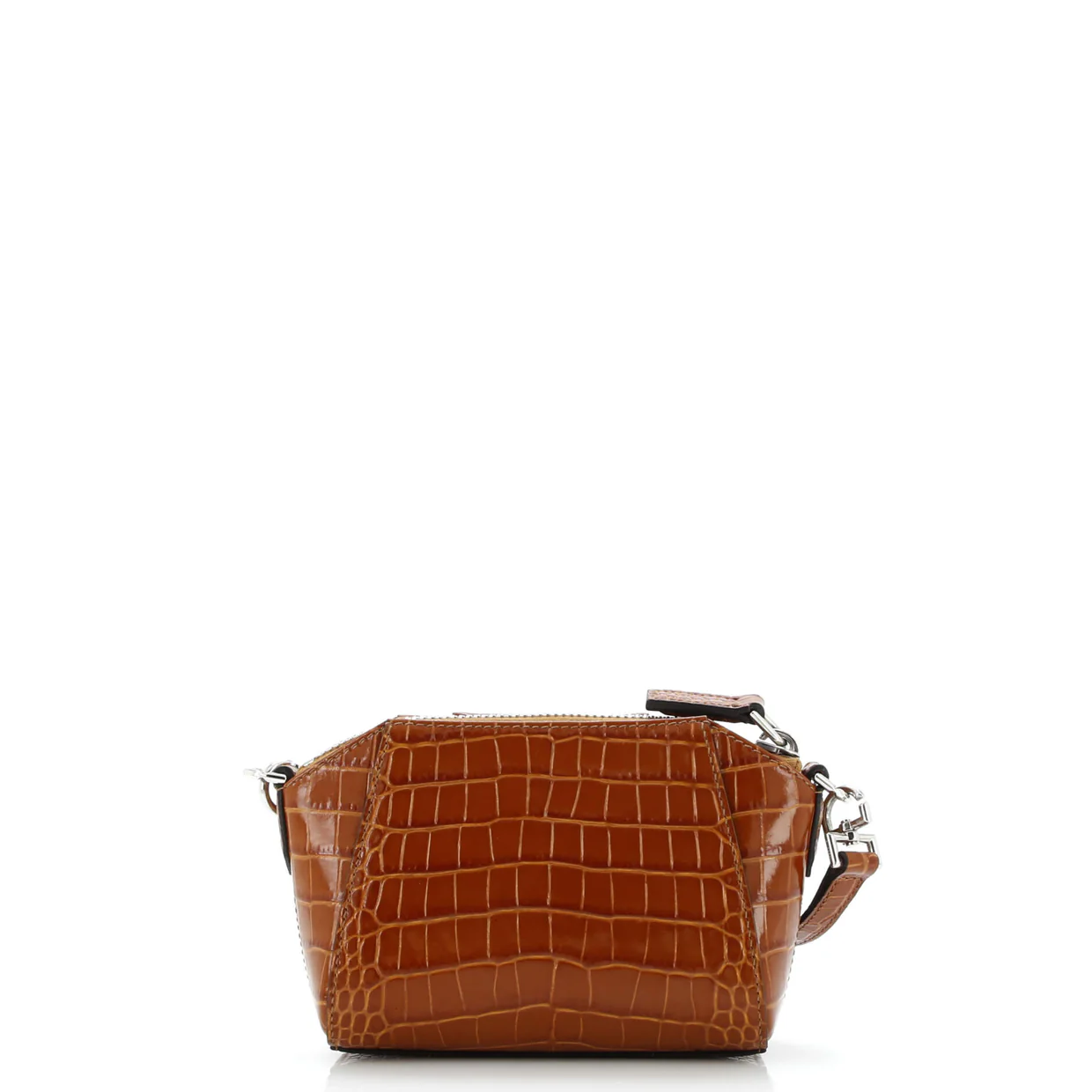 Antigona Crossbody Bag Crocodile Embossed Leather Nano - Deep Luxury