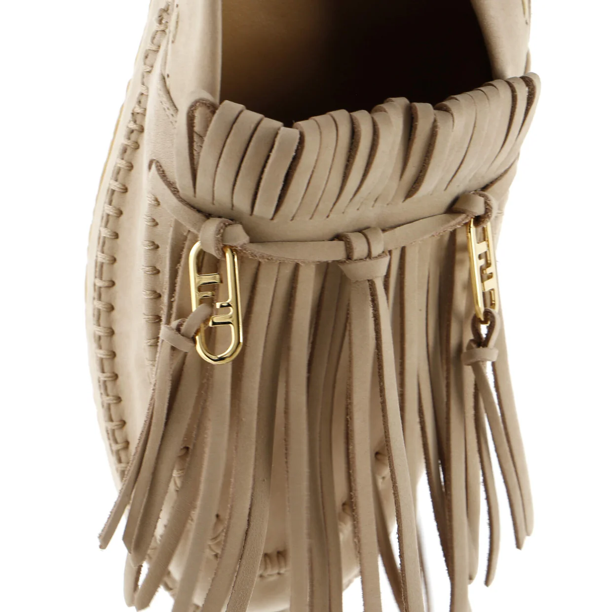 Men's O'Lock Fringe Loafers Suede - Deep Luxury