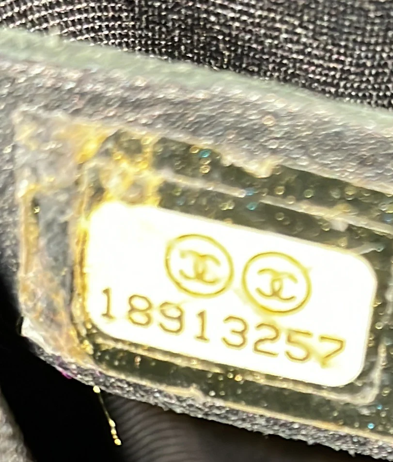 Boy Flap Bag Chevron Patent Old Medium - Deep Luxury