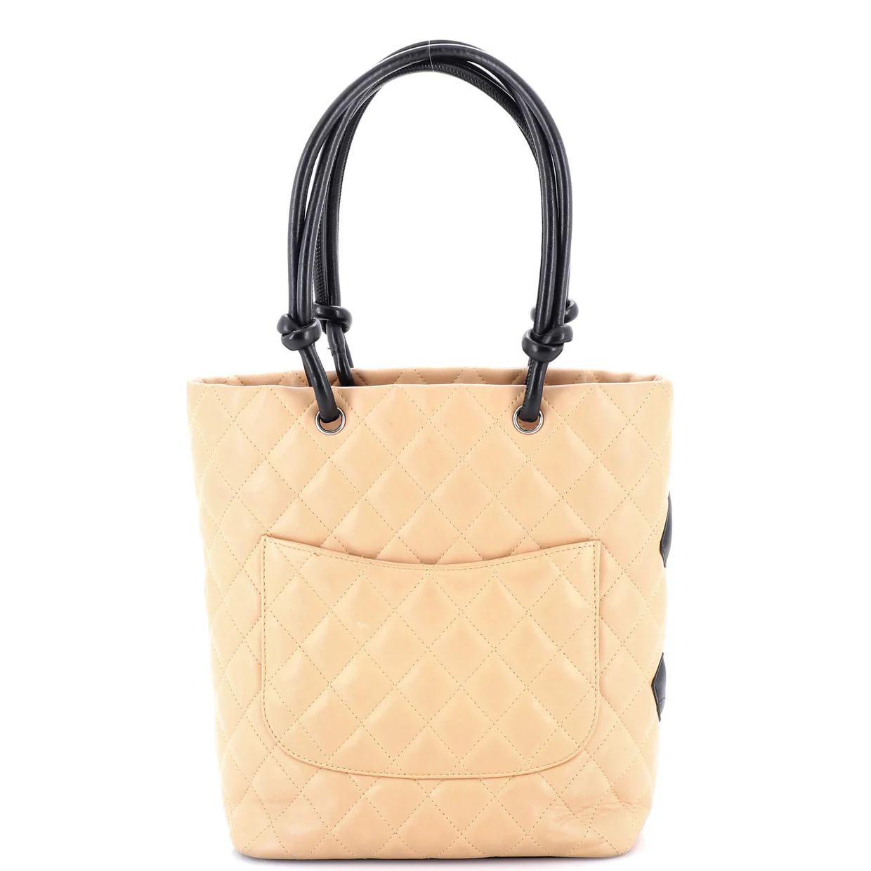 Cambon Tote Quilted Leather Medium - Deep Luxury