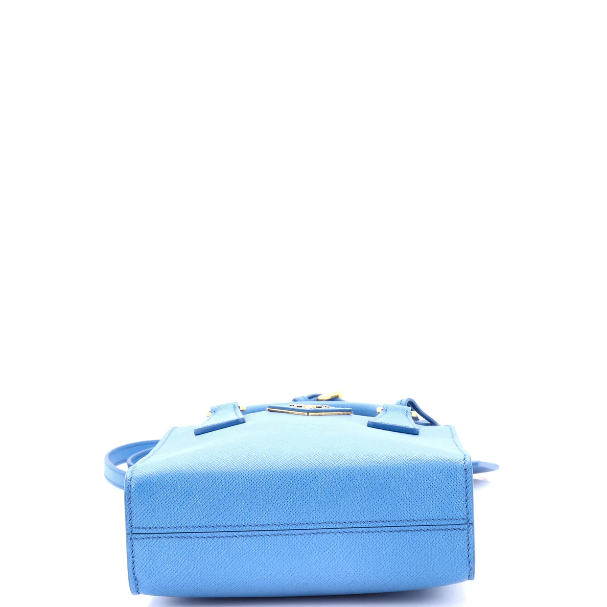 Convertible Open Tote Saffiano Leather Mini - Deep Luxury
