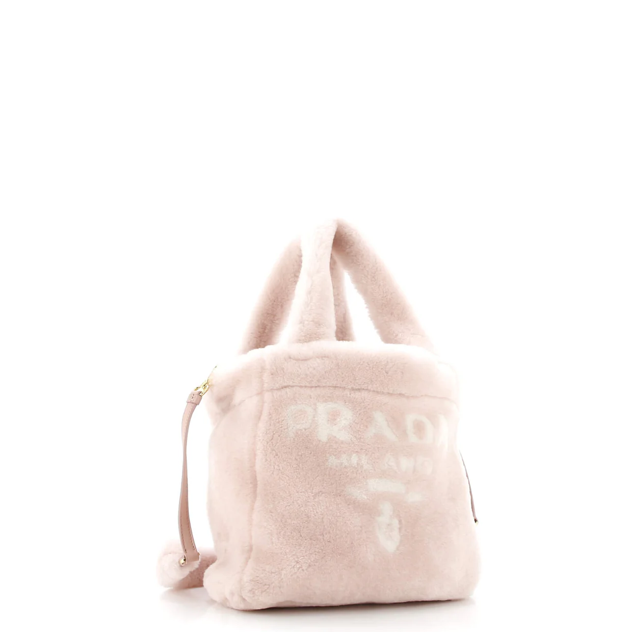 Logo Tote Shearling Mini - Deep Luxury