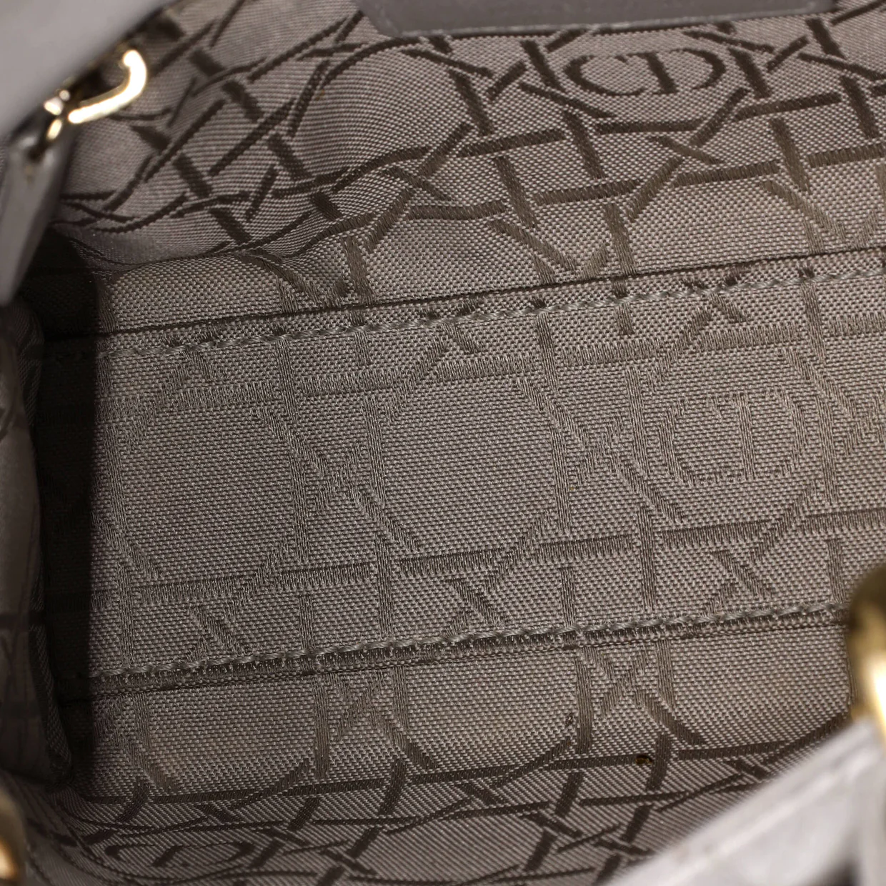 Lady Dior Chain Bag Cannage Quilt Lambskin Mini - Deep Luxury