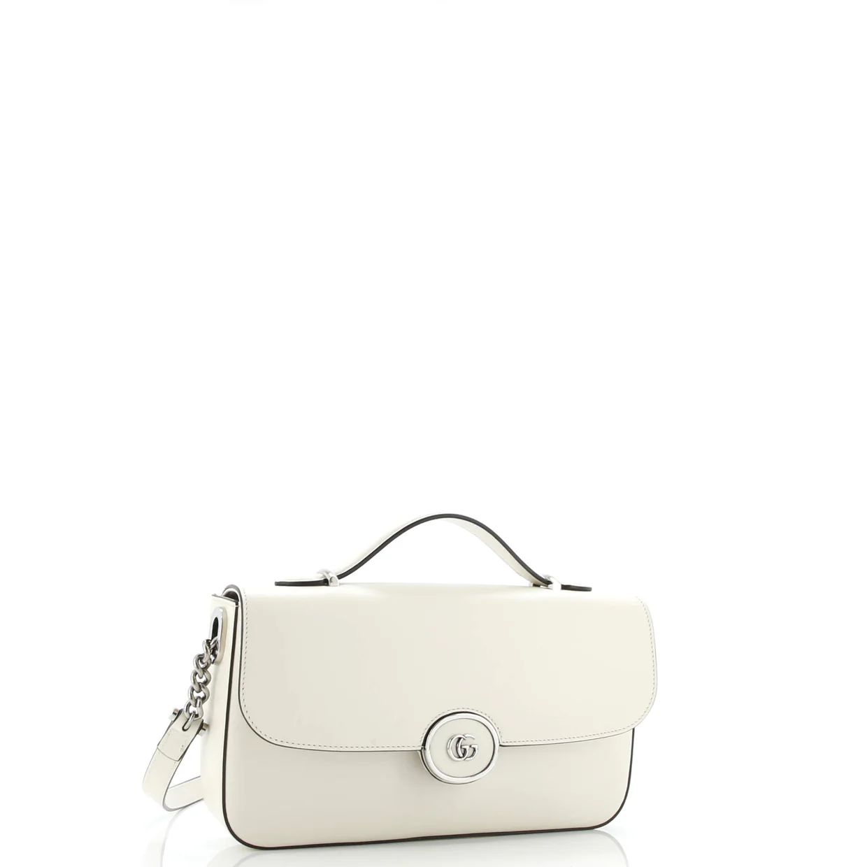 Petite GG Flap Shoulder Bag Leather Small - Deep Luxury