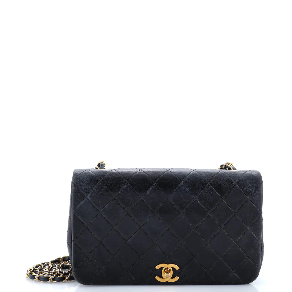 Vintage Full Flap Bag Quilted Lambskin Medium - Deep Luxury