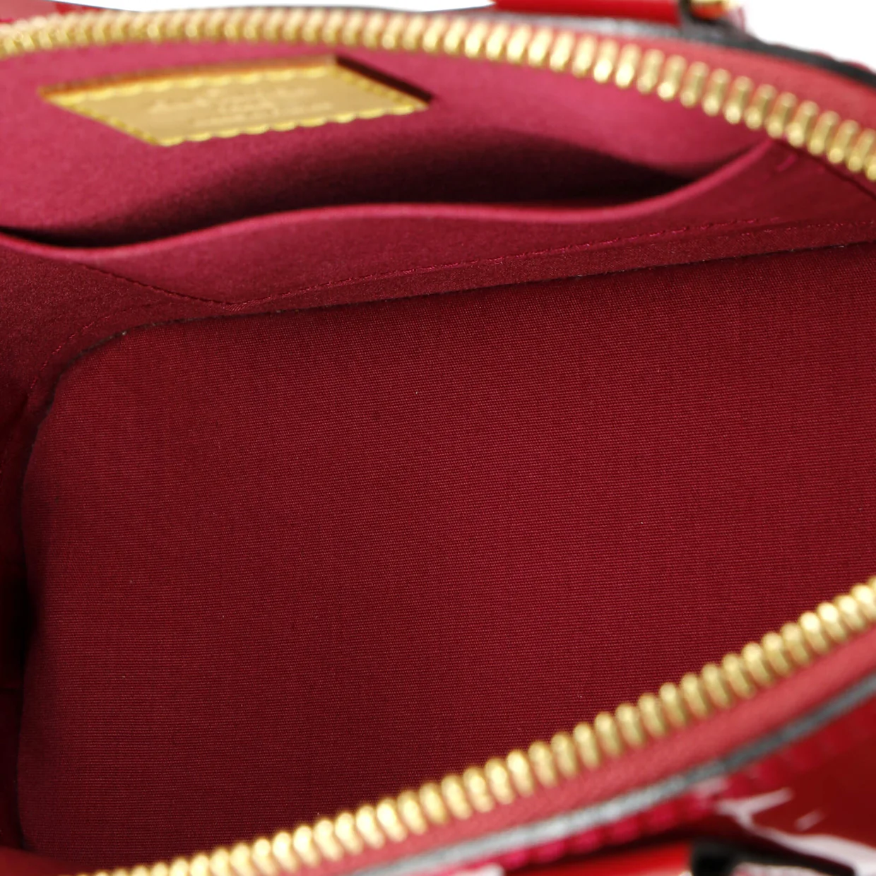 Alma Handbag Monogram Vernis BB - Deep Luxury