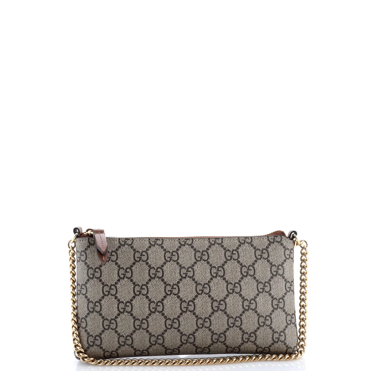 Chain Wristlet Wallet GG Coated Canvas - Deep Luxury