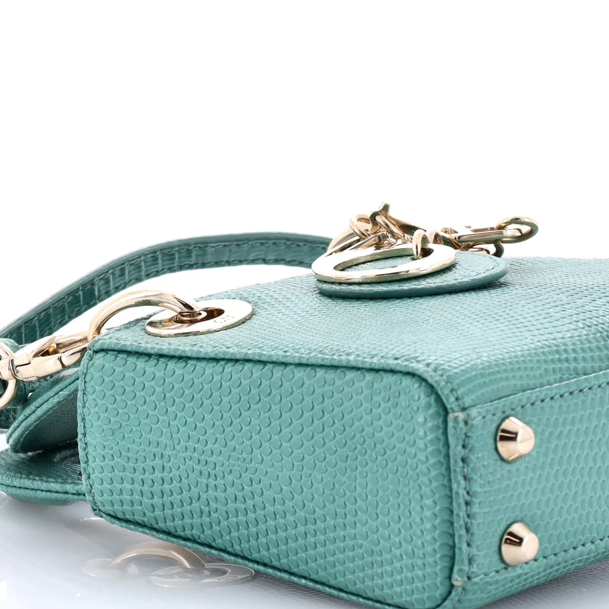 Lady Dior Bag Lizard Micro - Deep Luxury