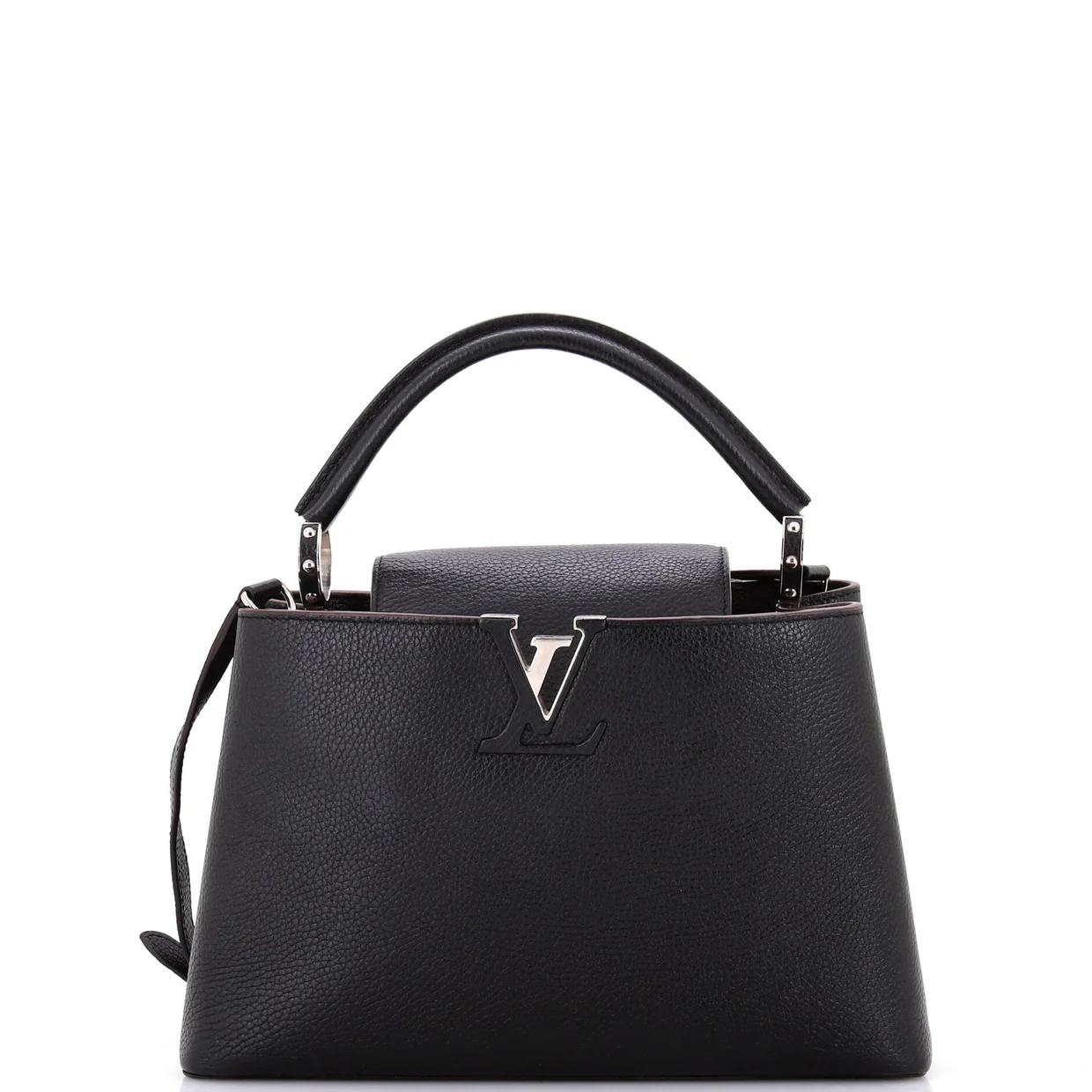 Capucines Bag Leather PM - Deep Luxury