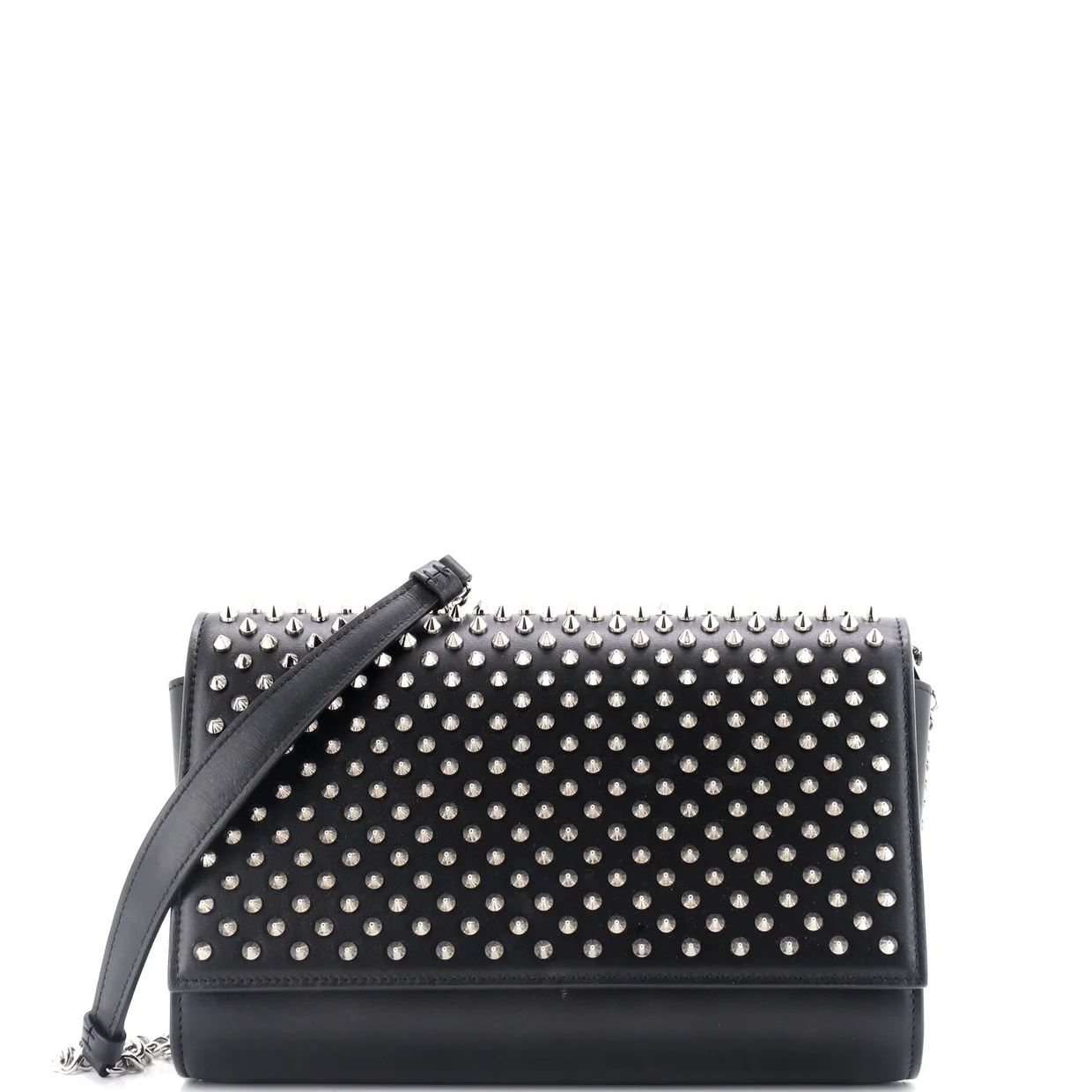 Paloma Clutch Spiked Leather - Deep Luxury
