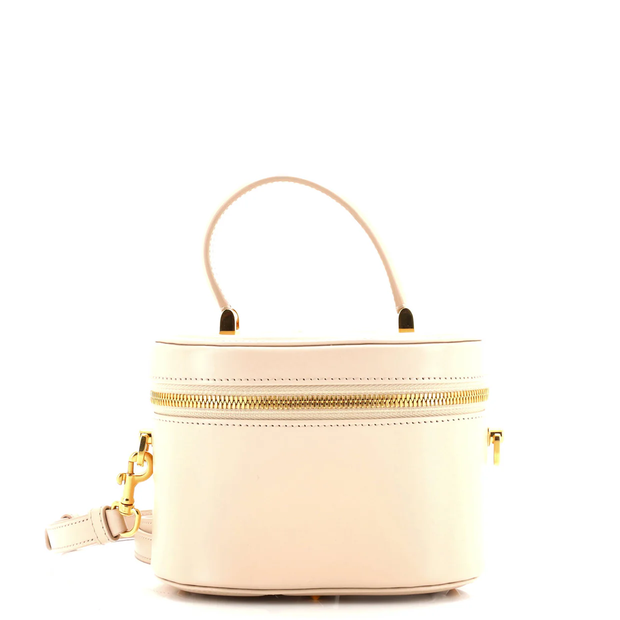 CD Signature Vanity Case Leather Small - Deep Luxury