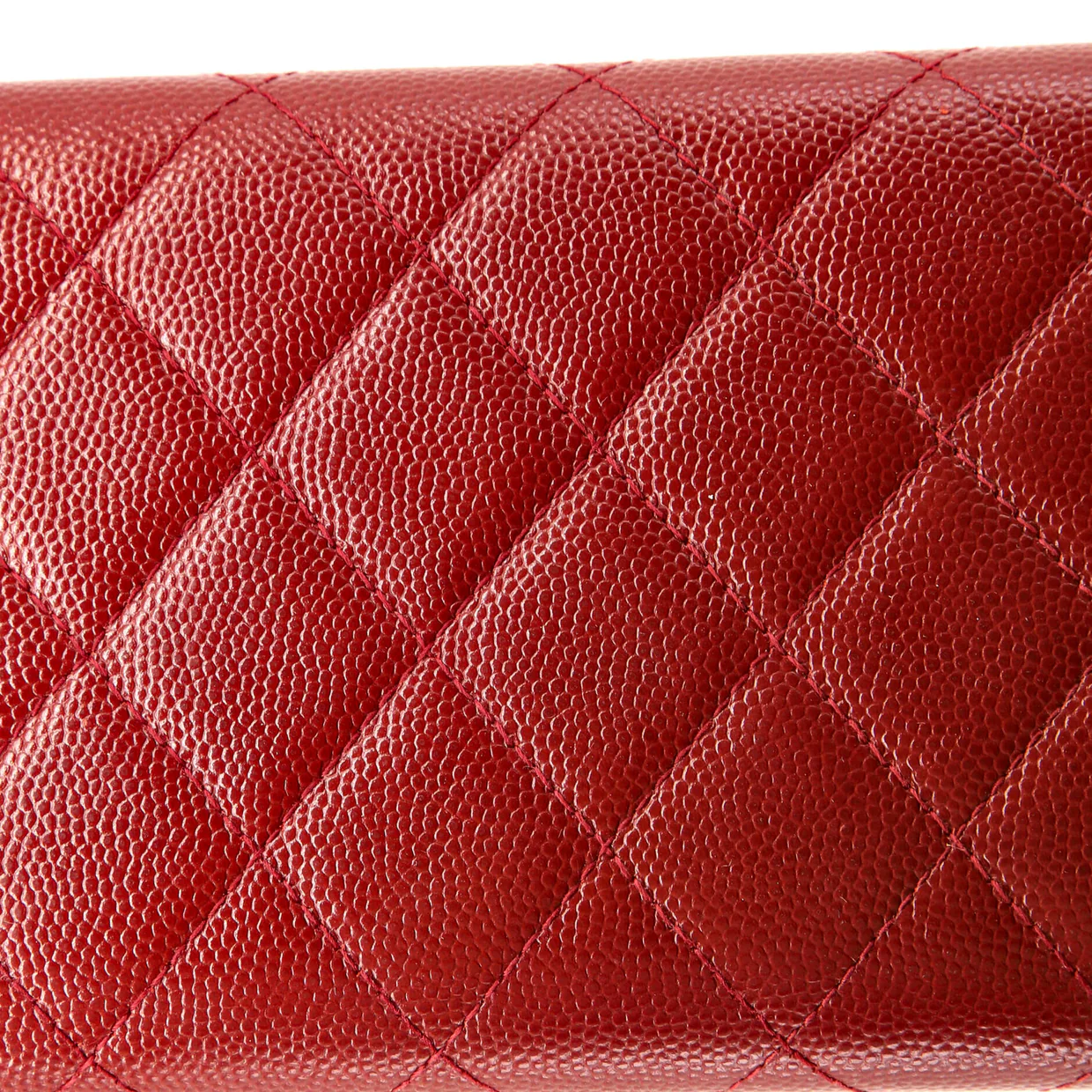 Golden Class Flap Wallet Quilted Caviar Small - Deep Luxury