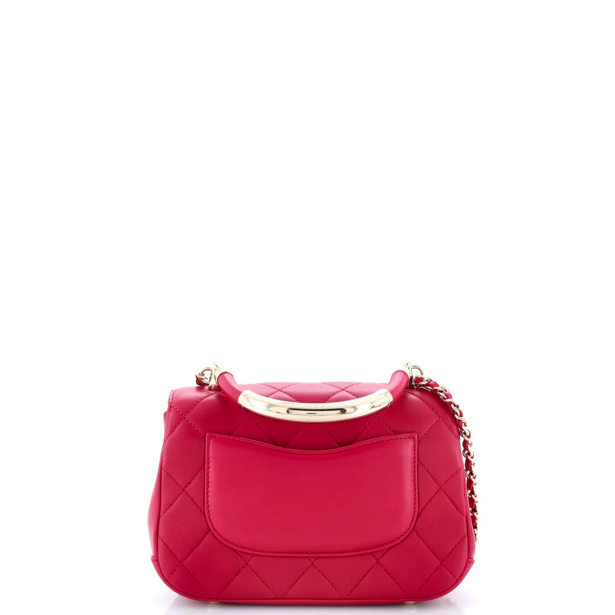 Carry Chic Flap Bag Quilted Lambskin Mini - Deep Luxury