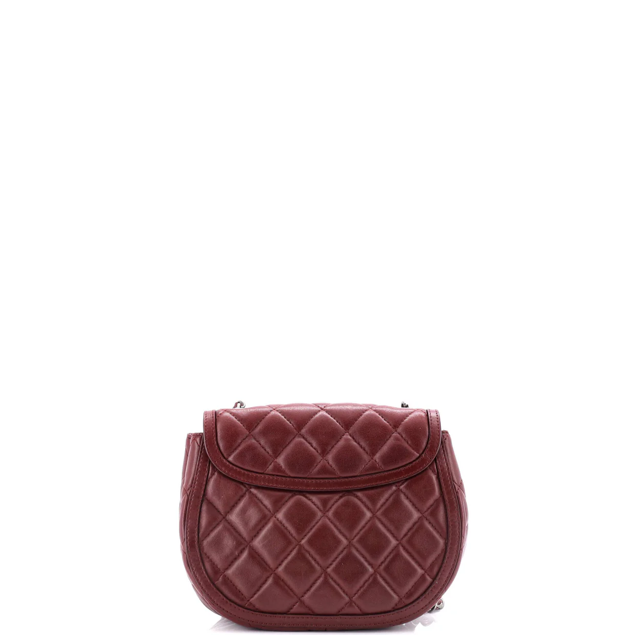 Saddle Bag Quilted Calfskin Small - Deep Luxury
